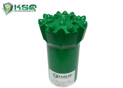 China Threaded Alloy Steel Button Bits Rock Drilling Tool Drop Center T51 89mm Ballistic for sale