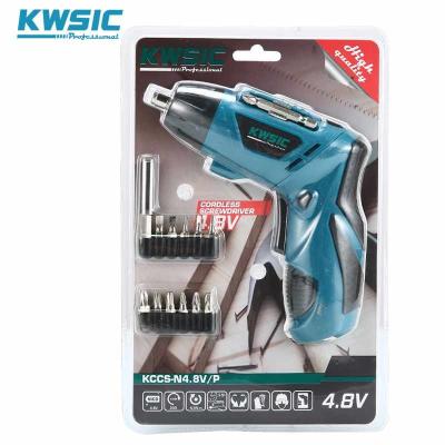 China Ignition of 4.8v multi-function cordless electric screwdriver hand household electric drill rechargeable lithium battery for sale