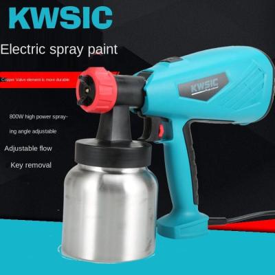 China Paint Spray Gun 800W Electric Airless Attached Detachable High Pressure Spray Gun Paint Spray Gun 800mL Capacity for sale