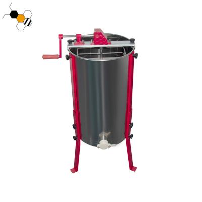 China Manual Food Residue Honey Machine 2 Frame Honey Bee Extractor for sale