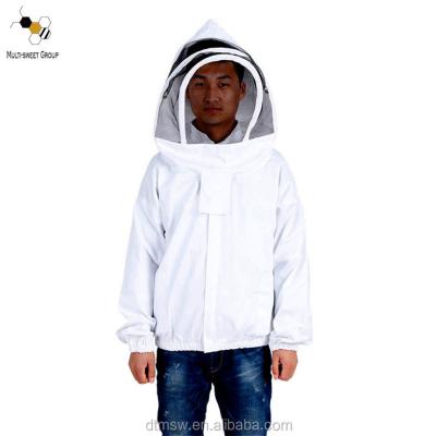 China American style bee protective suit/white overall/jacket for beekeeper with kinds of materials for sale