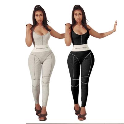 China S7716-fall One-Piece Women's Fashion Sexy Slim Sporty Fit Overalls 2020 Rompers for sale