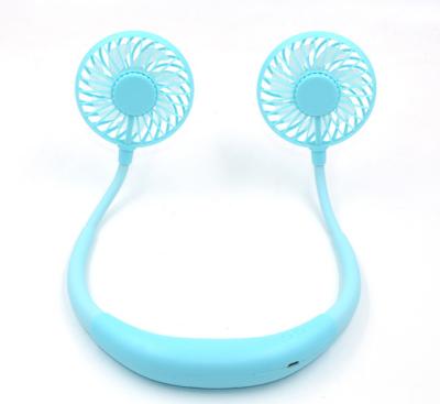 China Wholesale Portable Rechargeable Air Conditioning Fan Fan Air Cooler Hanging Neck Outdoor Sports Fan for sale