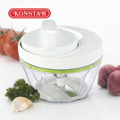 China Modern Plastic Viable Hot Selling Fast Green Manual Cutting Household Zucchini Chopper Grater for sale