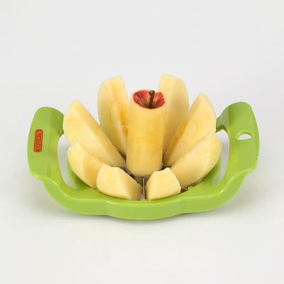 China 2021 New Design Eco-friendly Safe Green Handheld Slice Fruit Household Kitchen Accesorries Sustainable for sale