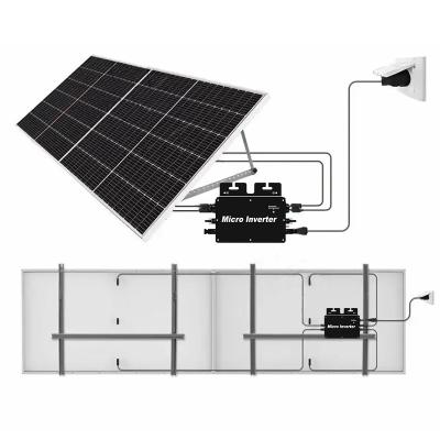 China solar mincro inverters 600 /700w Photovoltaic inverters manufacturer ETL EC certification microinverters 342MM* 240mm* 100mm for sale