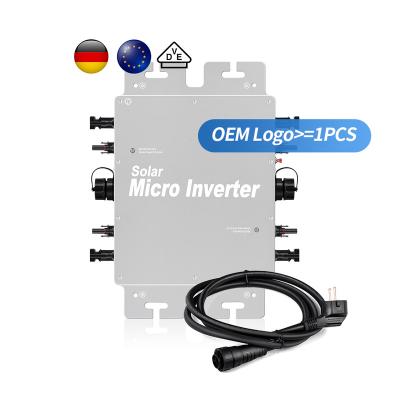 China 2023 Hot Sell Forever Working 220V 230V IP65 Micro Inverter 1000W Cloud Intelligence MPPT Micro inverter 1000W 368mm*300mm*38mm for sale