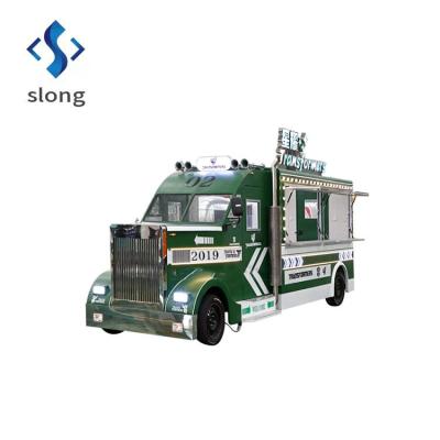 China 2021 Vegetable Processing Factory Competitive Price Truck Stainless Steel Citroen Outdoor Dining Food Trailer for sale