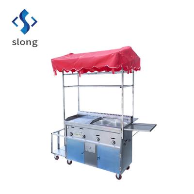 China Street food trailer / commercial mobile catering food van Kiosk hot dog trucks /fast ice cream cart for sale for sale