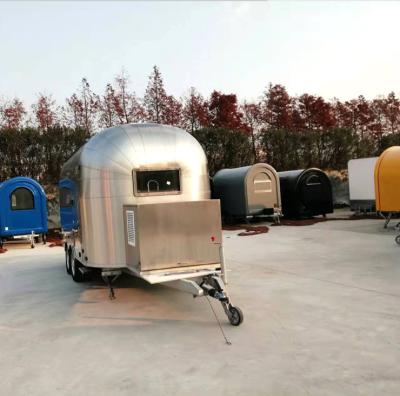 China 2021 China vegetable processing plant factory uniquely designed mobile food truck trailers sold at low prices for sale