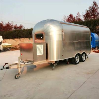 China Vegetable Processing Plant Pizza Oven Mobile Food Trailer Chinese Food Van Trailer Barbecue Fast Food Truck For Sale for sale