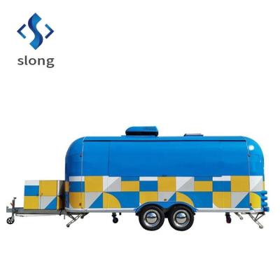 China SULONG vegetable processing factory airflow trailer kitchen food truck mobile food trailer, food supply truck for sale