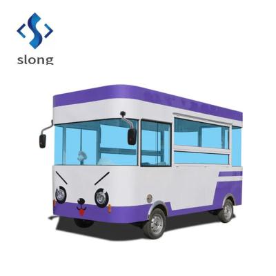 China 4 Wheels Mobile Food Truck 2021 Hot Selling Food Cooking Cart Ice Cream Cart Mobile Food Kiosk Mobile Food Cart for sale