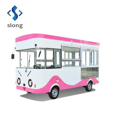 China Easy operate hot sale mobile multifunctional street food snack car/fast food van/electric food truck for sale