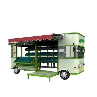 China Restaurant Car Food Van Electric Food Truck Stainless Steel Dining Car For Sale Europe Hot Dog Food Vending Cart for sale