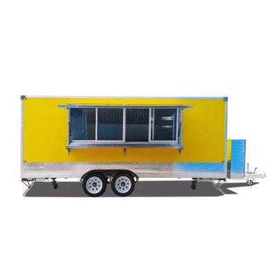 China Mobile canning factory Sulong certificate food truck coffee cart food trailer for sale for sale