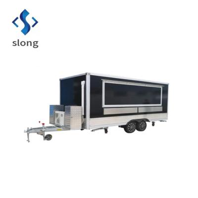 China Street outdoor mobile food trailer food trailer factory factory price mobile barbecue food truck for sale