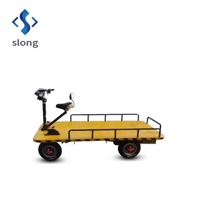 China High Quality Electric Load 800kg 1000kg 2000kg Platform Cargo Transport Trolley 4 Wheels From Hotel Manufacturer for sale