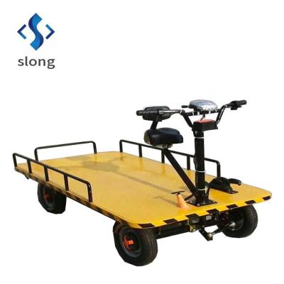 China 2021 Hotels Warehouse Turnover Cargo Cart Electric Silent Flatbed Truck Electric Dump Truck Handling for sale