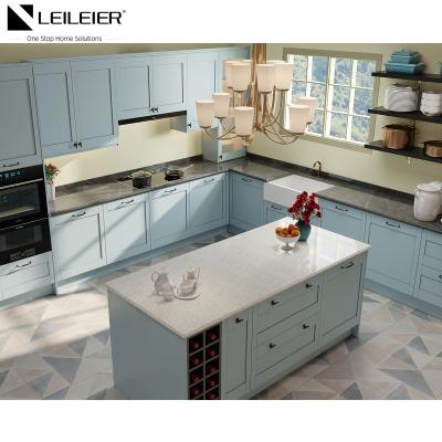 China LEILEIER kitchen cabinet knobs white shaker kitchen cabinets for sale