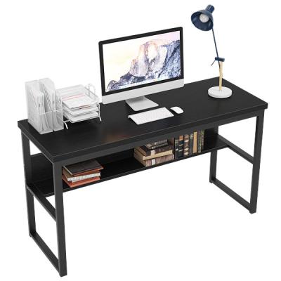 China 55inches Computer Desk with Shelves Bookshelf, Simple Study Desk Writing Table Workstation Modern Office Desk for sale