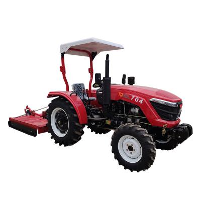 China Farms 70hp 4wd Farm Tractor Sunshade Tractor Mower Tractor for sale