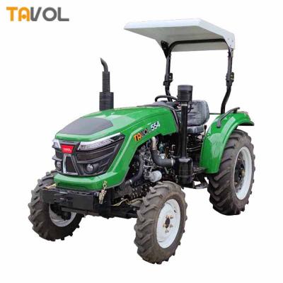 China Farms Agricultural Machinery 55 Hp 2wd 4wd Farm Tractors With Sunshade Mini Tractors for sale