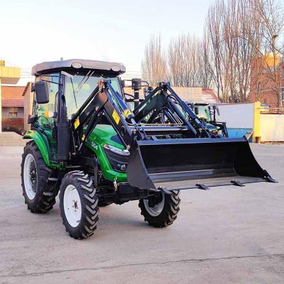 China Farms hot sale 50hp 4wd farm tractors with front end loader with good price for sale