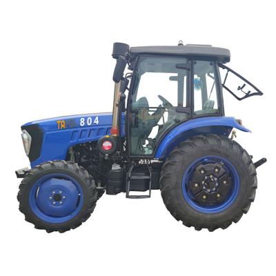 China Farms Tractors Agricultural Machinery 80hp 4wd Farm Tractors With Cabin for sale