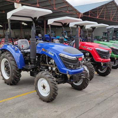 China Farms Farm Equipment Mini Tractors 50hp 60hp 70hp 4wd Agricultural Tractors for sale