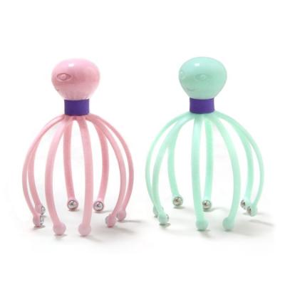 China Durable Main Meridian Ball Massager Scalp Massager Octopus Magnetic Steel Ball Massager Relaxing Pressing Head Head Grasping Device for sale