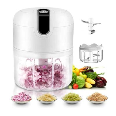 China Home Kitchen Mini Blender 250ml White Large Capacity Battery Food Processor for sale