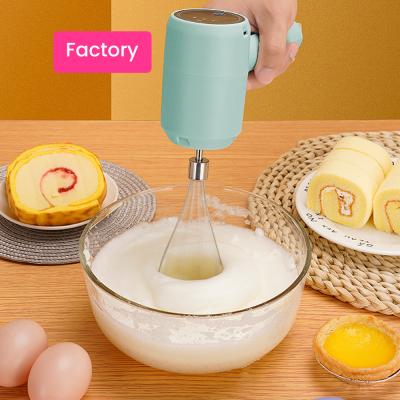 China 20W Colorful Stainless Steel Egg Beater With 3 Speed Adjustment Te koop