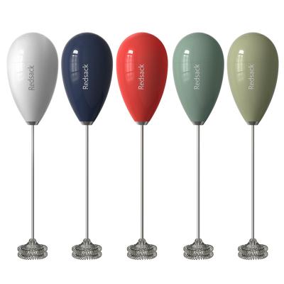 China Multicolor Handheld Frother Milk Electric For Hot Cold Frothing ABS Stainless Steel 3W Power for sale