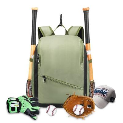 China Outdoor Sports Traveling Duffel Bag Baseball Bag Or Softball Bat Pack Baseball Equipment Bags Backpack for sale