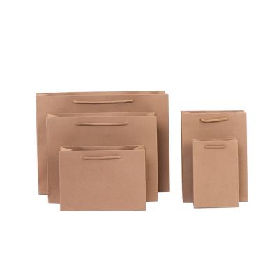 China Wholesale Custom Recyclable Logo Shopping Take Away Food Packaging Paper Packaging Bags for sale