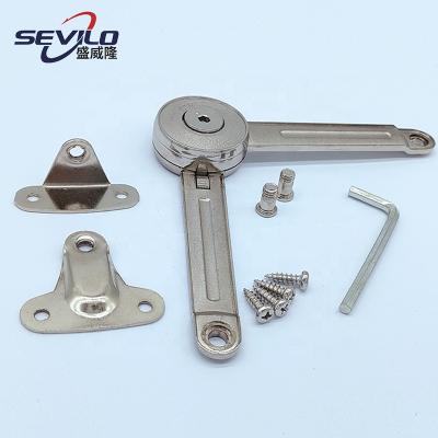 China Zinc Alloy Easy Stay Fin Free Stay Cabinet Lift Arm Cover Mental Stay For Furniture Hardware Cabinet Kitchen for sale