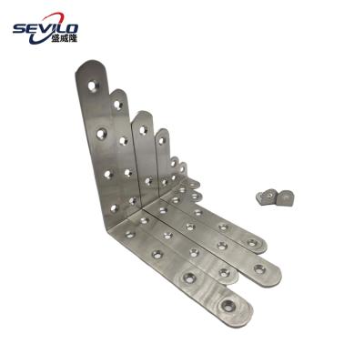 China Wholesale High Quality Office Desk Factory Price Stainless Steel Corner Bracket for sale