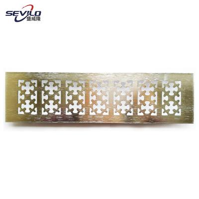 China Modern high quality aluminum floor vent grills for fresh air return sideboard for sale