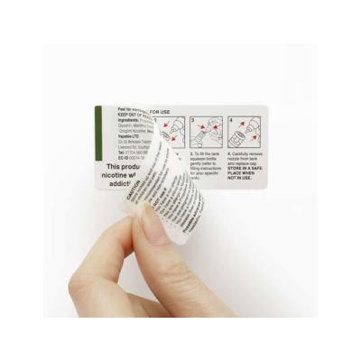 China Multi/Double/Page Label Adhesive Sticker Booklet Waterproof Making Layer Labels With Customized Design for sale