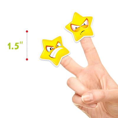 China Custom Sticker Kids Waterproof PVC Waterproof Sticker Decoration UV Printing Gravure Printing Home Decoration Emoticons Sticker for sale