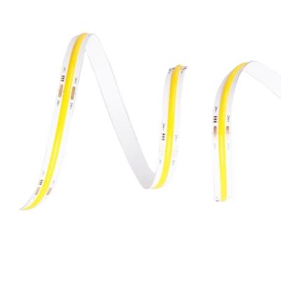 China Hotel/Home/Office/Garden Waterproof IP20/IP65/IP67 CRI90 360Chips/m Flex COB LED Strip DC5V/12V/24V Multiple Colors No Dot Led Cob Strip Light for sale