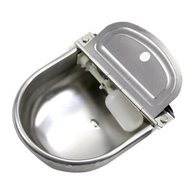 China Durable Stainless Steel Float Type Animal Drinking Bowl With Plastic Valve, Sheep Drinking Bowl, Cow Water Drinker Cow Water Bowl for sale