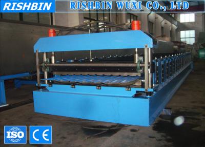 China Hydraulic Cutting Wall Panel / Roof Panel Roll Forming Machine For Roof Sheets for sale