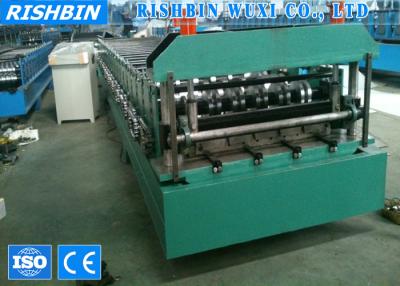 China 7.5 KW Chromedeck Roof Panel Roll Forming Machinery with 70 mm Shaft Diameter for sale