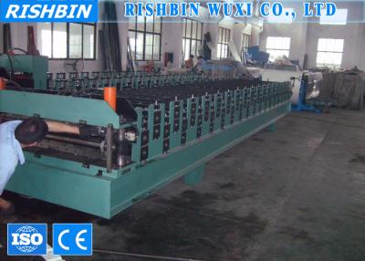 China Trimdeck Sheeting Roof Panel Roll Forming Machine with Hydraulic Decoiler for sale