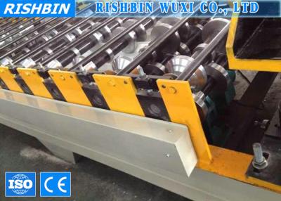 China 7.5 KW Color Steel Eaves Trim Roof Panel Roll Forming Machine Chain Transmission for sale