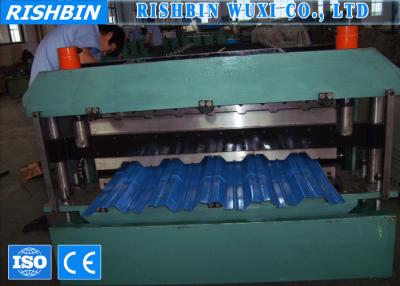 China Automatic Adjustable Metal Tile Roll Forming Equipment with GCr15 Steel Rollers for sale