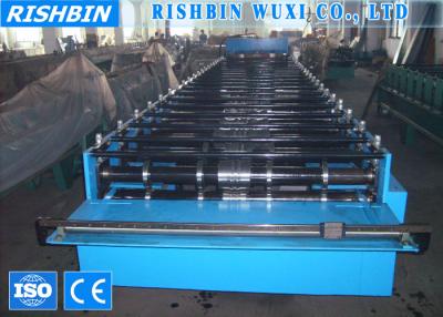 China 18 Rows Step Roof Tile Roll Forming Machine With Hydraulic Pressing for sale