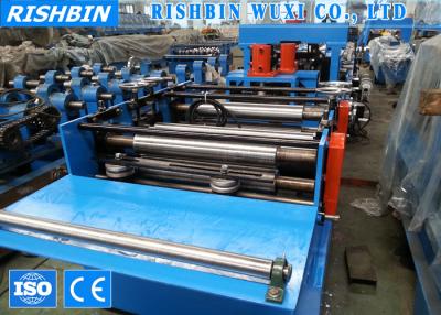 China Lip Channel C Section Steel C Purlin Roll Forming Machine with Pre - punching for sale